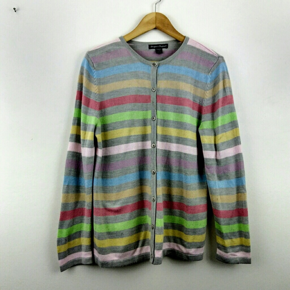 Designers Originals Luxelon Gray Cardigan